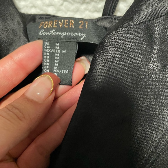 Black Slip Dress - Picture 2 of 6